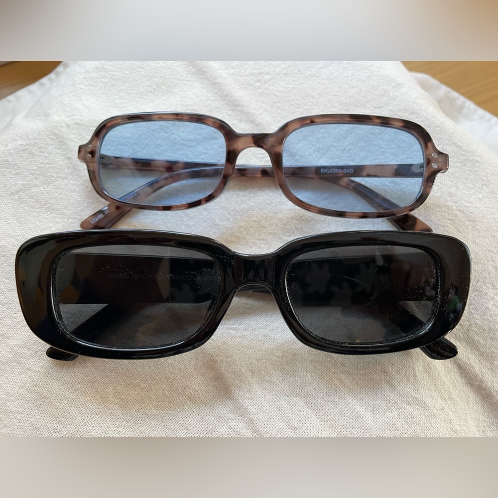 URBAN OUTFITTERS   Plastic Square Sunglasses 2 for $20